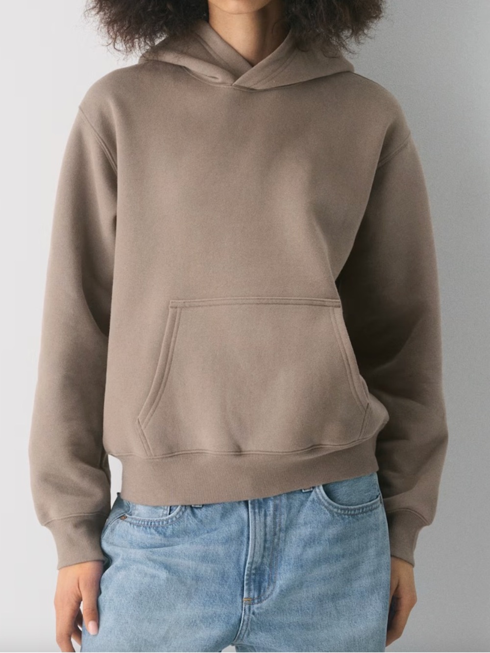 Aritzia Cozy Hoodie in Taupe - Picture 5 of 11